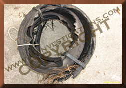 Motorhome/RV/Truck Tire Debris Collection of Evidence